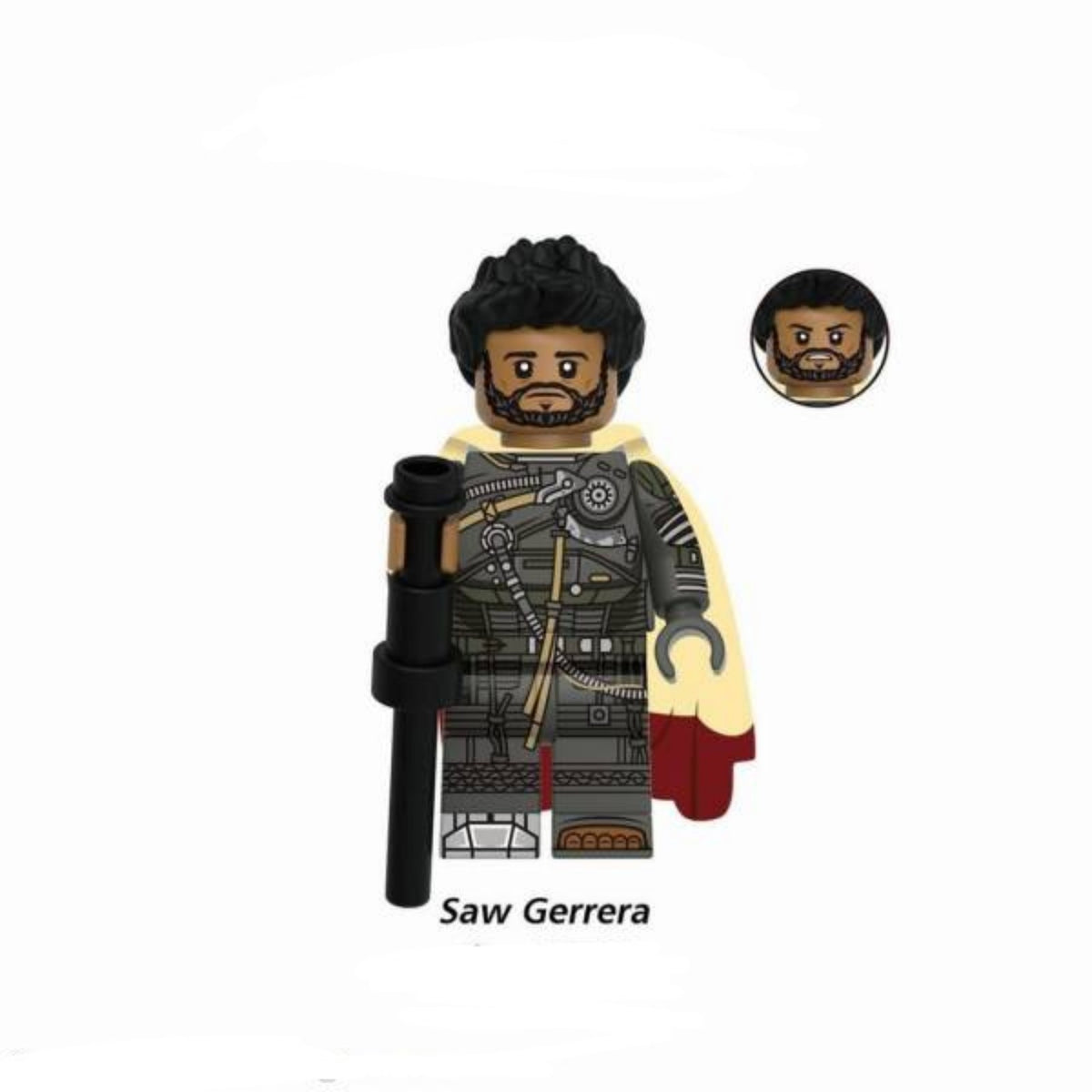 Saw Gerrera / Andor / Star Wars LEGO compatible minifigure