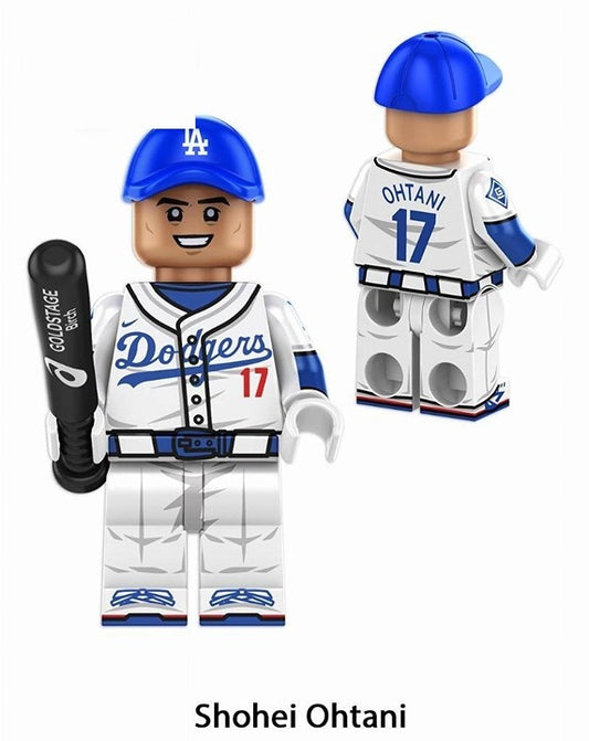 Shohei Ohtani / Dodgers #17 / Bat / MLB LEGO compatible minifigure
