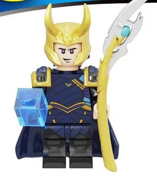 Loki w/ Tesseract / Ragnarok / Marvel / Minifigure / LEGO Compatible