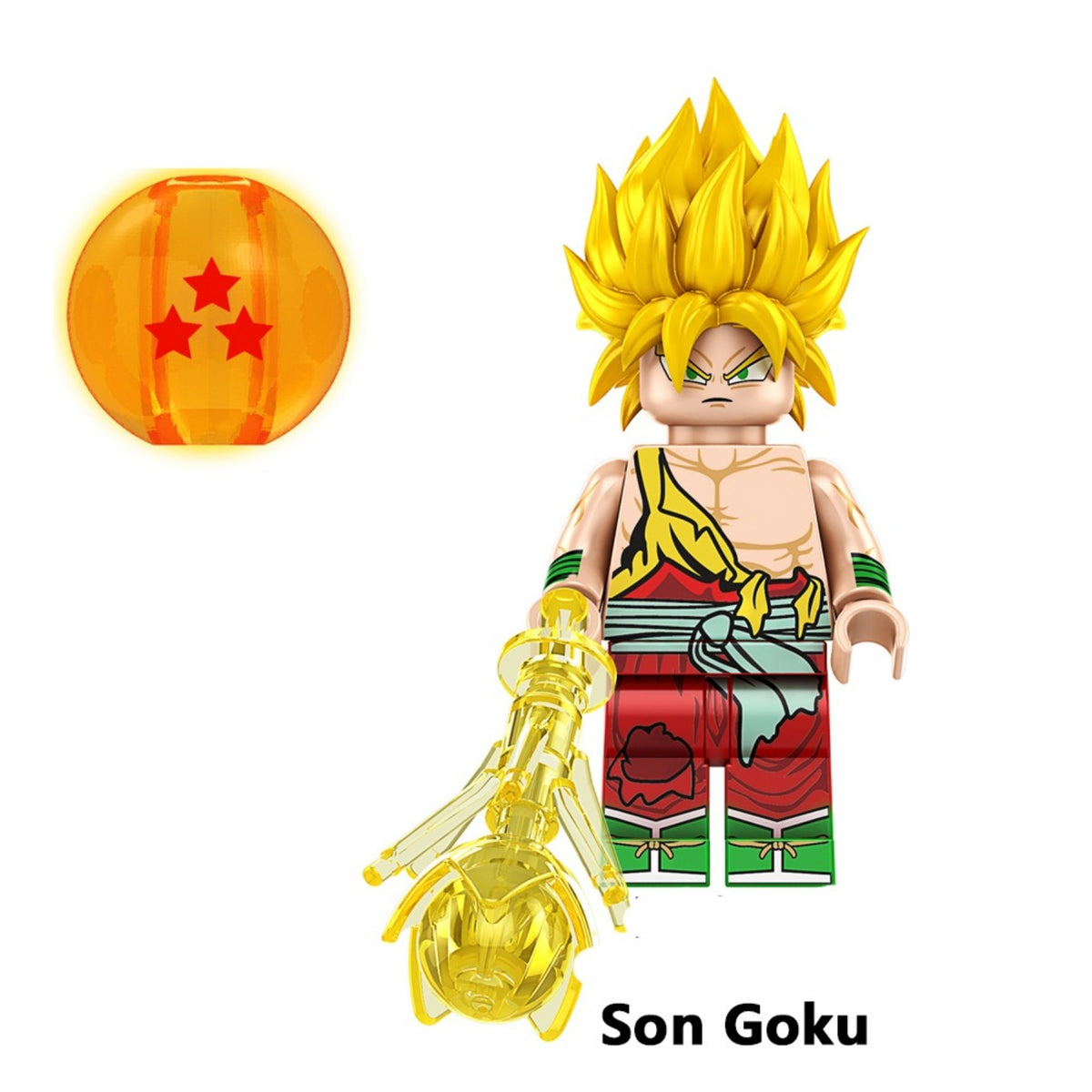 Namek Goku - Battle Damaged - Dragonball - Minifigure