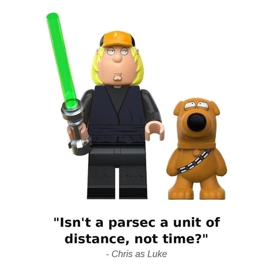 Chris Griffin Luke Skywalker Family Guy Star Wars Minifigure / LEGO Compatible