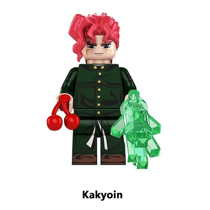 Noriaki Kakyoin / Hierophant Green / JoJo LEGO compatible minifigure