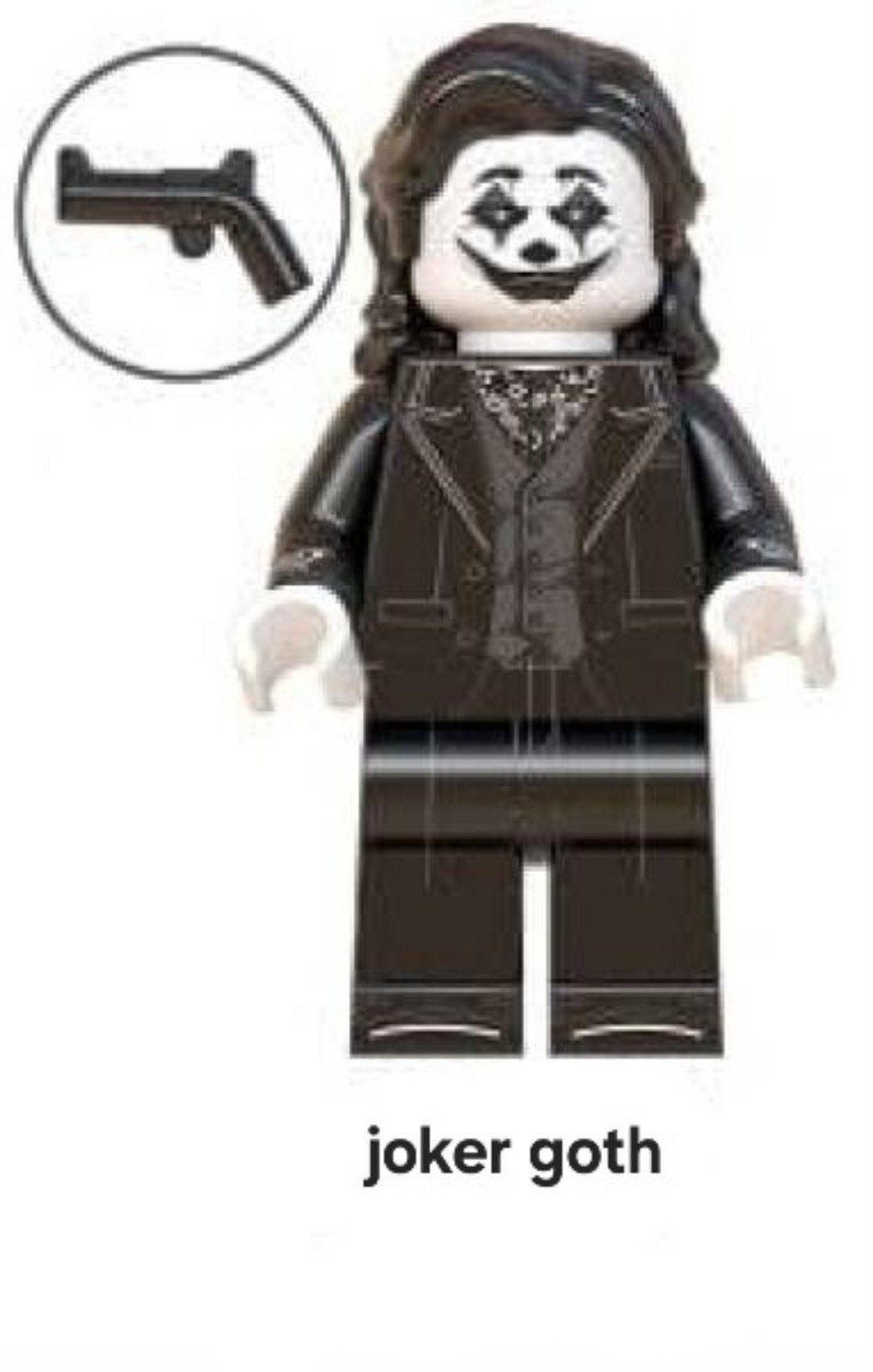 Goth Joker / DC LEGO compatible minifigure