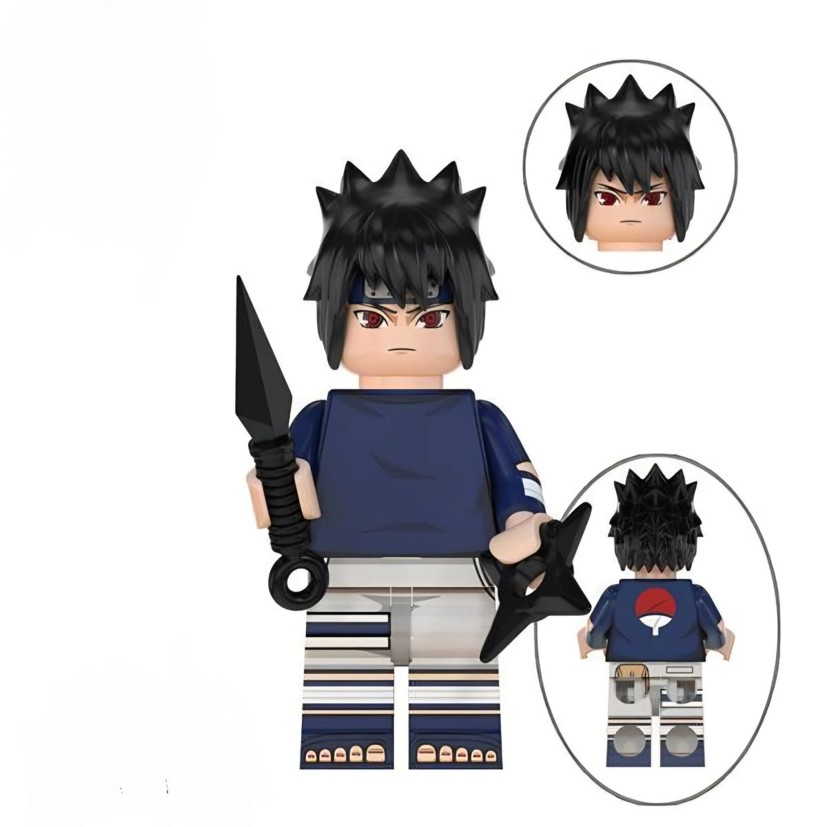 Kid Sasuke Uchiha / Naruto / Anime LEGO compatible minifigure