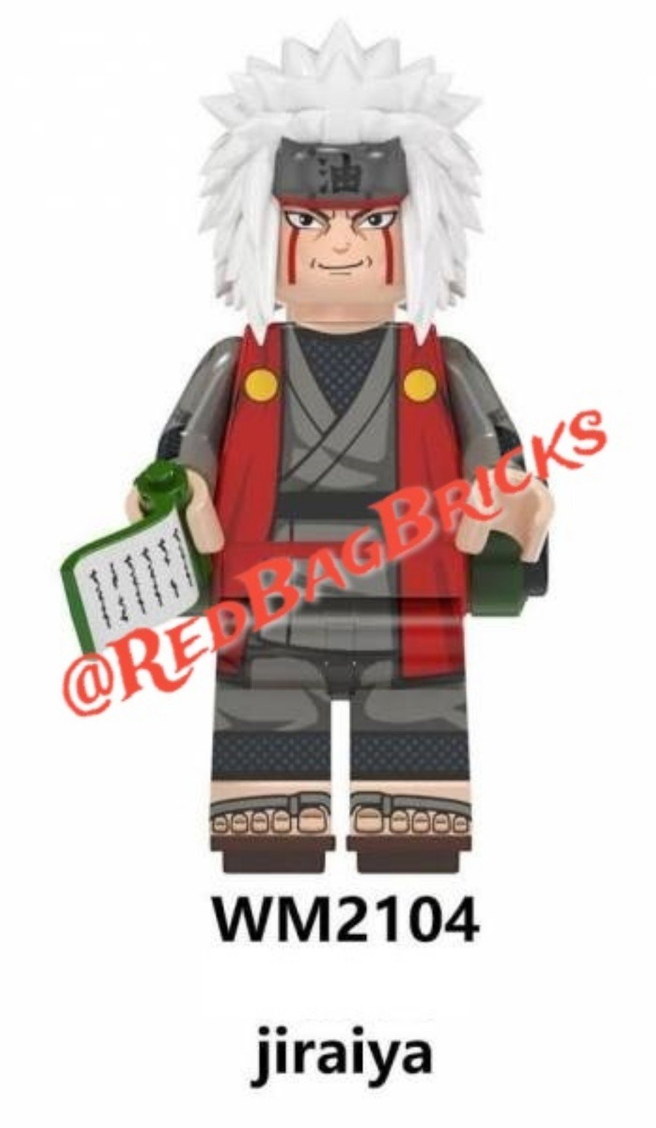 Jiraiya / Legendary Sannin / Naruto / Anime LEGO compatible minifigure