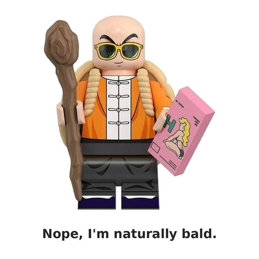 Master Roshi / Turtle Hermit / Dragon Ball / Minifigure / LEGO Compatible