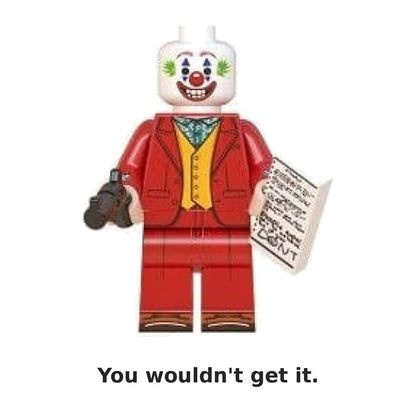 Joker 2019 / Red Suit / DC Movie / Minifigure / LEGO Compatible