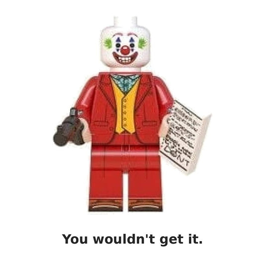 Joker 2019 / Red Suit / DC Movie / Minifigure / LEGO Compatible