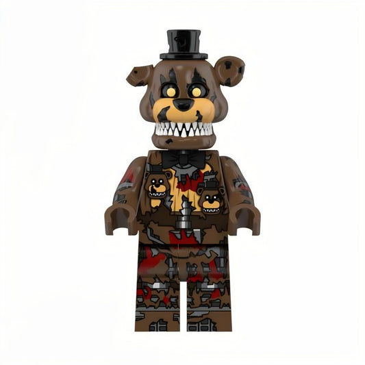 Zombie Freddy / FNAF / Horror LEGO compatible minifigure