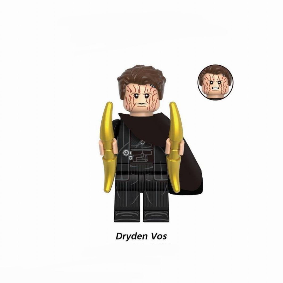 Dryden Vos / Solo / Star Wars Villain LEGO compatible minifigure