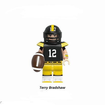 Terry Bradshaw / NFL / Football / Minifigure / LEGO Compatible