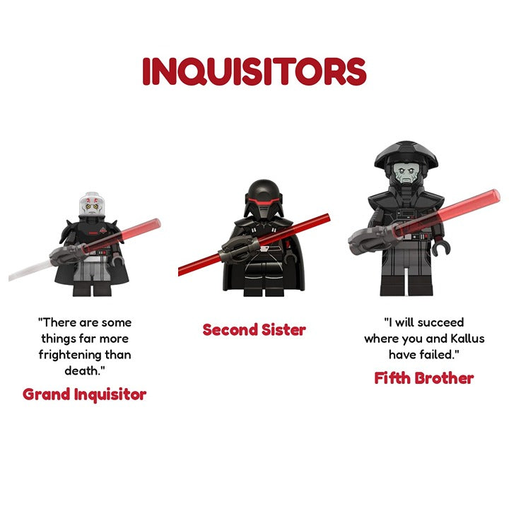 Star Wars Inquisitors Bundle Grand Second Fifth / Minifigure / LEGO Compatible