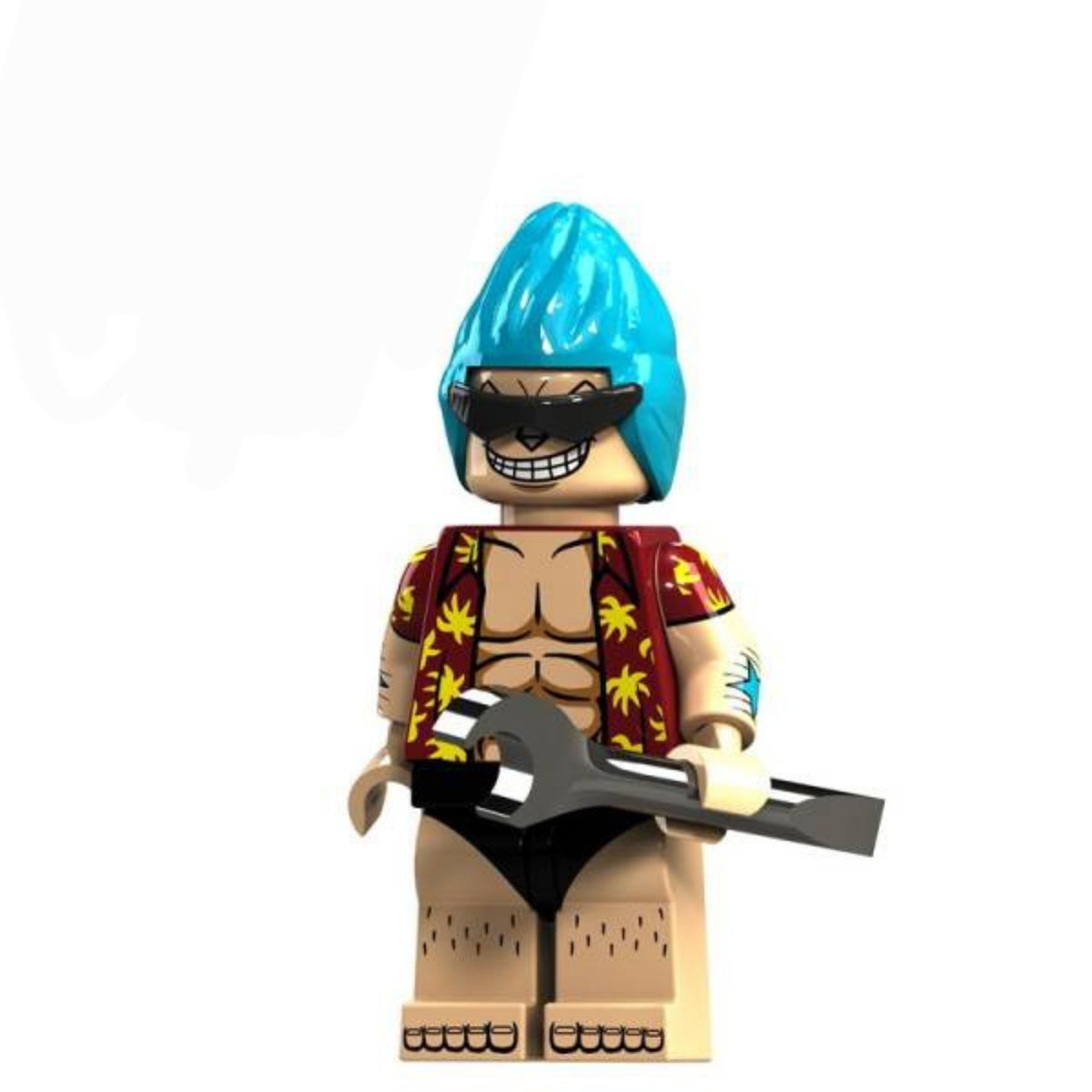 Franky / Shipwright / One Piece LEGO compatible minifigure