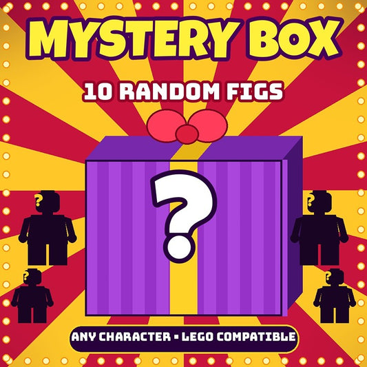 Mystery Box / 10 Random Minifigures / Any Character / LEGO Compatible