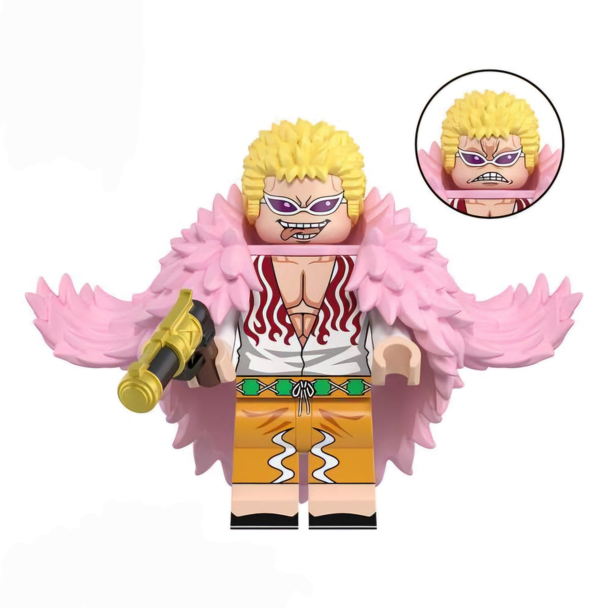 Doflamingo / One Piece LEGO compatible minifigure