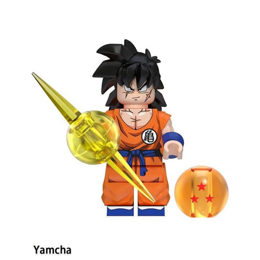 Yamcha / Z Fighter / Wolf Fang Fist / Dragon Ball LEGO compatible minifigure
