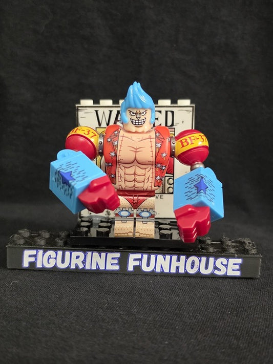 Franky / Big Fig / Wanted Poster / One Piece / Minifigure / LEGO Compatible