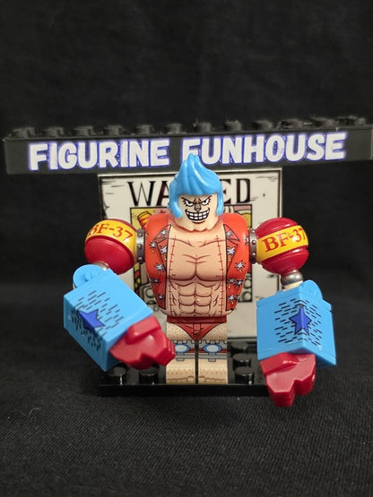 Franky / Big Fig / Wanted Poster / One Piece / Minifigure / LEGO Compatible