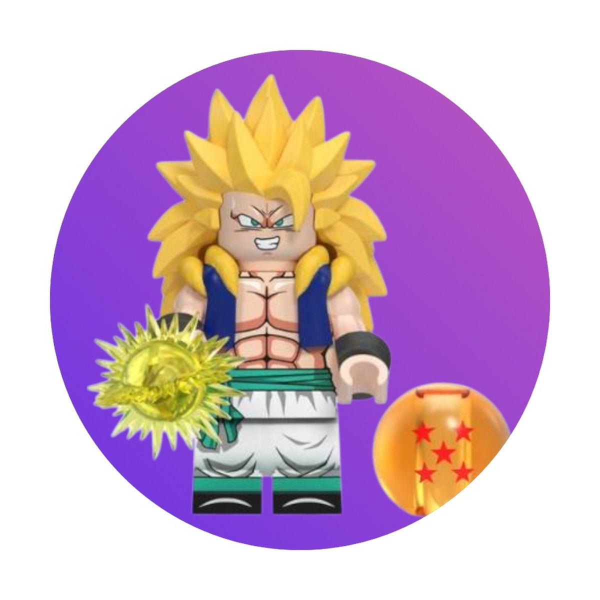 Gotenks / SSJ3 / Daima / Dragon Ball LEGO compatible minifigure