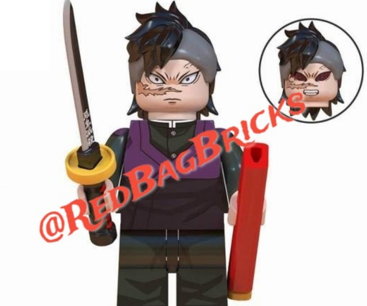 Genya / Shinazugawa / Katana / Demon Slayer LEGO compatible minifigure