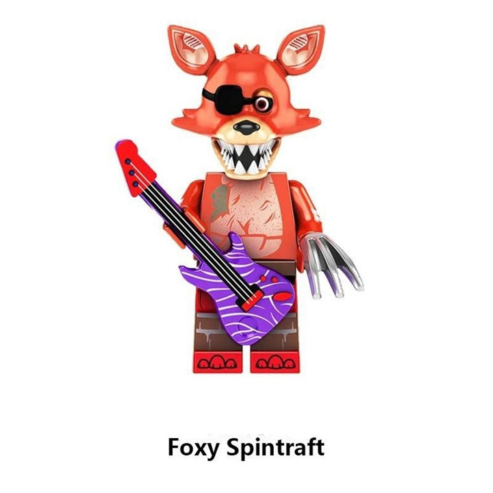 Rockstar Foxy / FNAF / Minifigure / LEGO Compatible