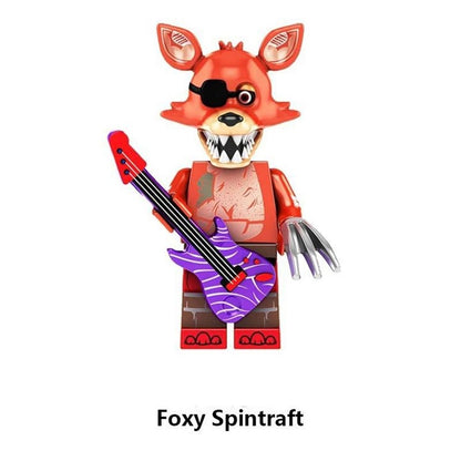 Rockstar Foxy / FNAF / Minifigure / LEGO Compatible