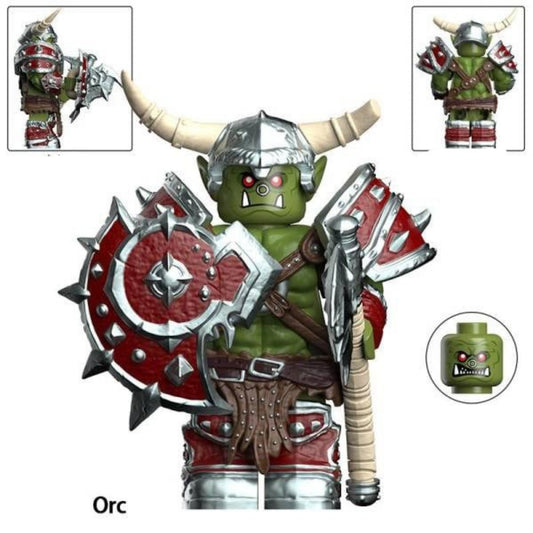 Orc Warrior / Fantasy / RPG LEGO compatible minifigure