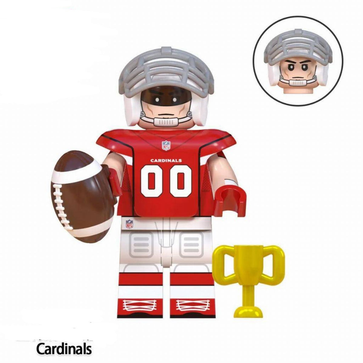 Arizona Cardinals / NFL / Football / Minifigure / LEGO Compatible
