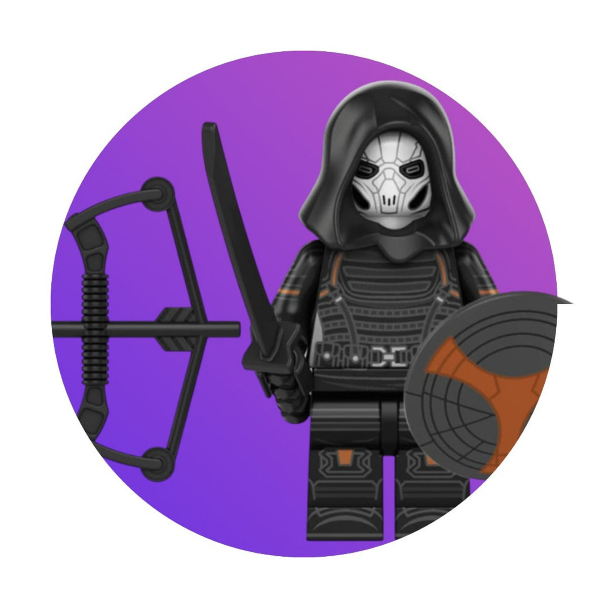 Taskmaster / Marvel / Super Villain LEGO compatible minifigure