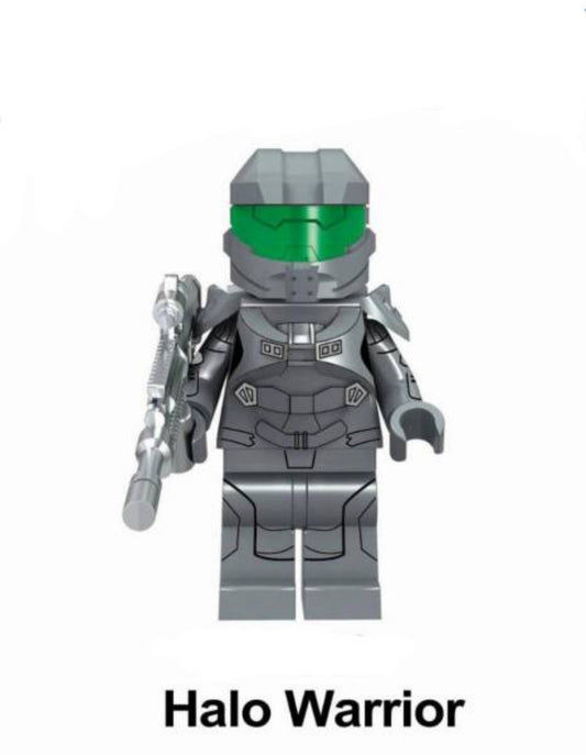 Grey Spartan x2 / Halo / Minifigure 2-Pack / LEGO Compatible