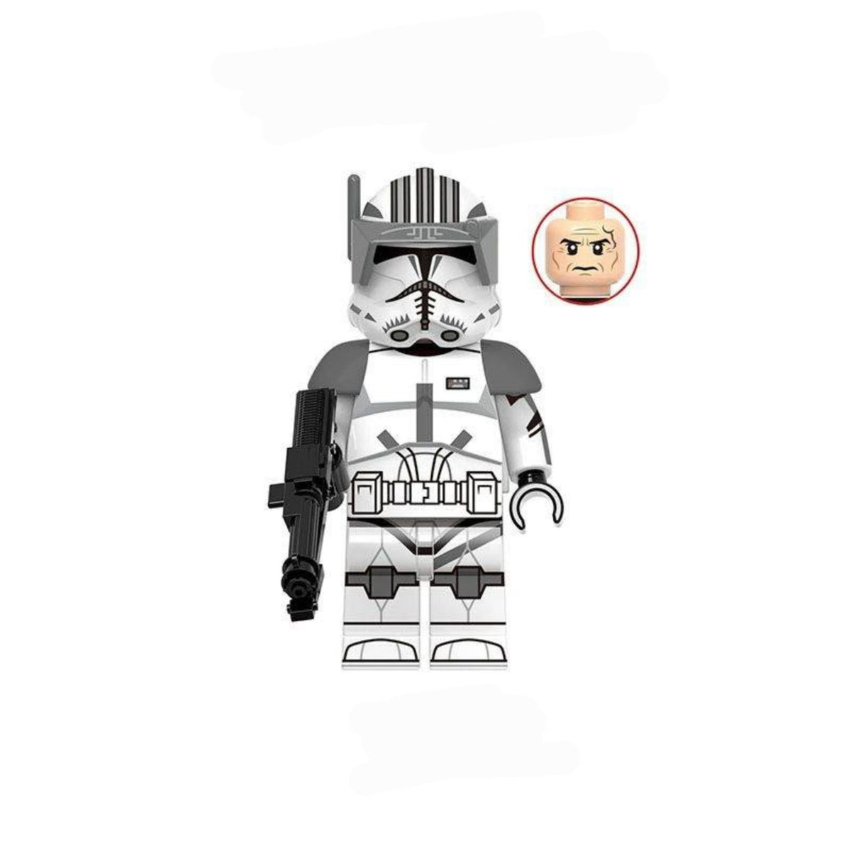 Commander Cody White Armor / Clone Wars LEGO compatible minifigure