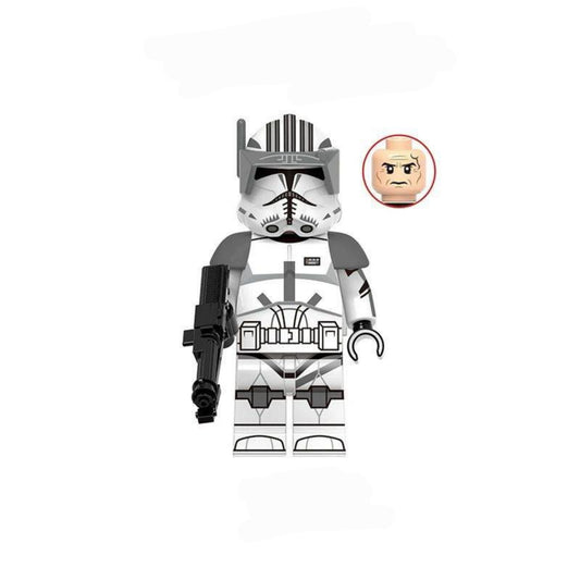 Commander Cody White Armor / Clone Wars LEGO compatible minifigure