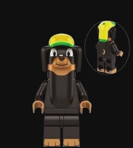 Snickers / Bluey LEGO compatible minifigure