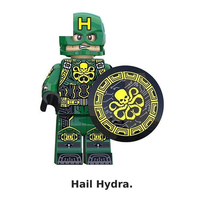 Captain Hydra / Hydra Shield / Marvel / Minifigure / LEGO Compatible