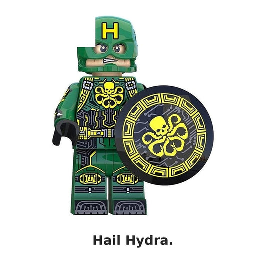 Captain Hydra / Hydra Shield / Marvel / Minifigure / LEGO Compatible