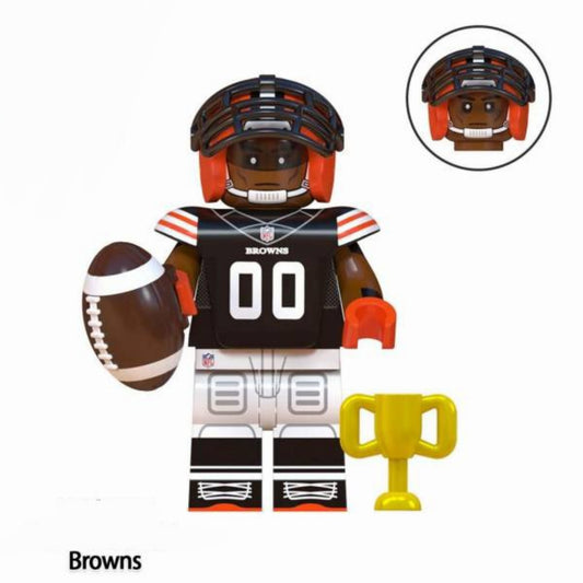 Cleveland Browns / NFL / Football / Minifigure / LEGO Compatible