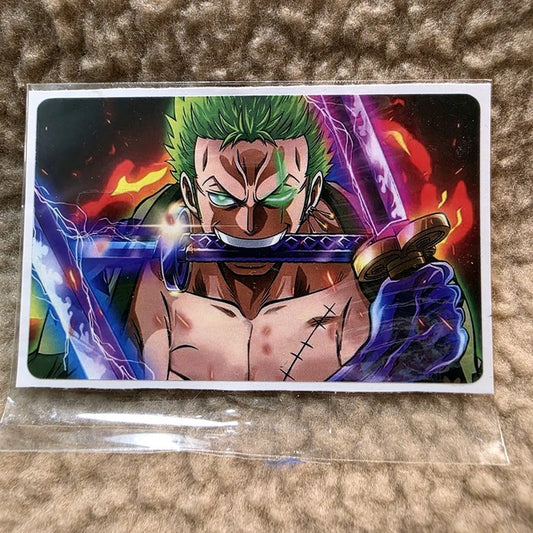 Zoro Three Swords Card Skin Sticker