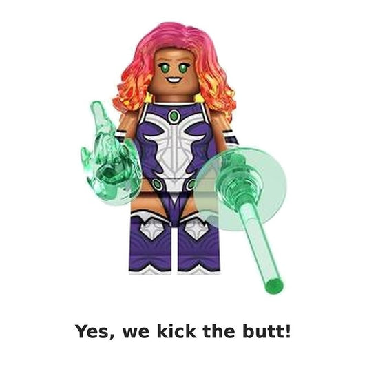 Starfire / Teen Titans / DC / Minifigure / LEGO Compatible