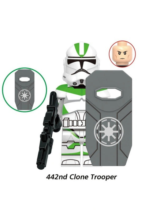 442nd Shield Clone Trooper / Star Wars Minifigure / LEGO Compatible