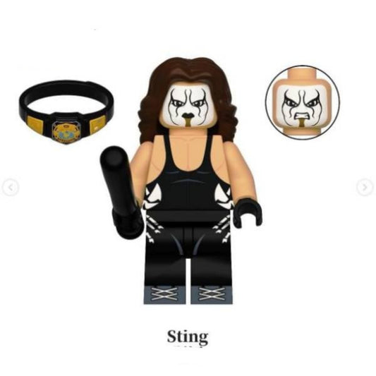 Sting / WWE / WCW / Wrestling / Minifigure / LEGO Compatible