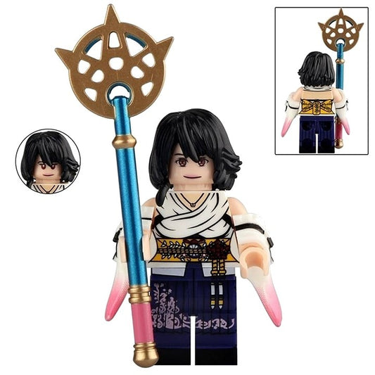 Yuna / Summoner / Staff / Final Fantasy X / Minifigure / LEGO Compatible