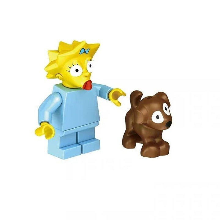 Maggie Simpson / Baby / Puppy / The Simpsons LEGO compatible minifigure