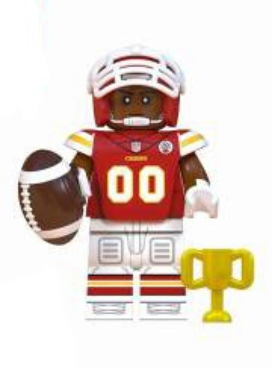Kansas City Chiefs Player / NFL / Minifigure / LEGO Compatible