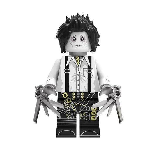Edward Scissorhands / White Shirt / Scissors LEGO compatible minifigure