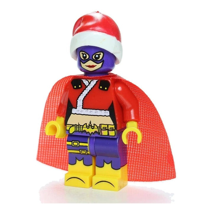 Christmas Batgirl / Santa Hat / DC / Minifigure / LEGO Compatible