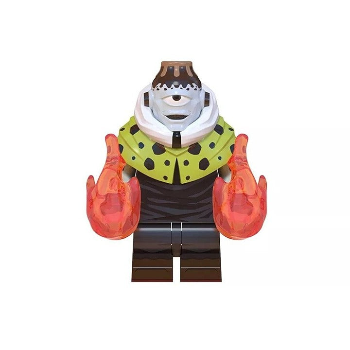 Jogo / Volcano Head / Flames / Jujutsu Kaisen / Minifigure / LEGO Compatible