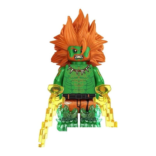 Blanka Street Fighter Green Beast / Minifigure / LEGO Compatible