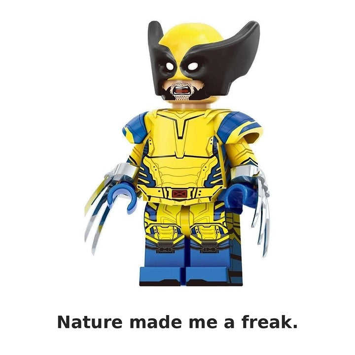 Wolverine / Shocked Face / Deadpool & Wolverine / Minifigure