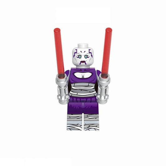 Asajj Ventress / Twin Red Sabers / Star Wars / Minifigure / LEGO Compatible