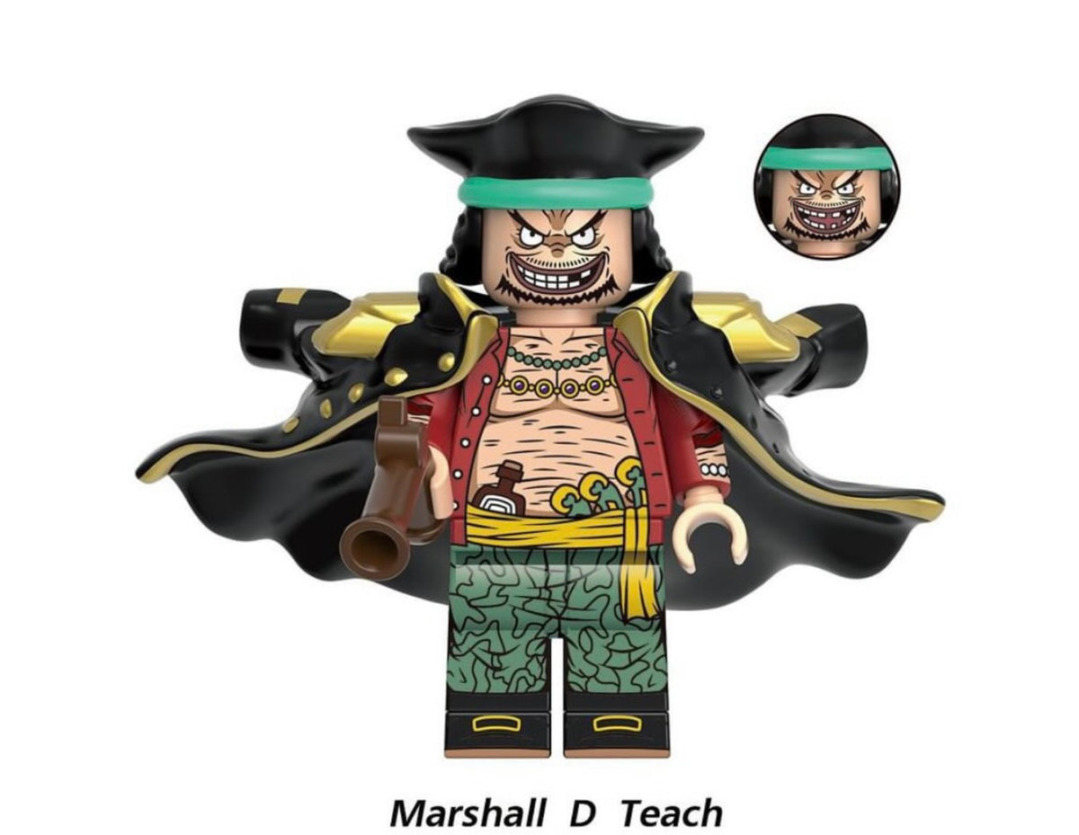 Blackbeard / Marshall D. Teach / One Piece LEGO compatible minifigure